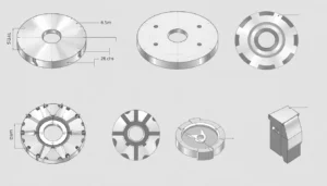 Wendeschneidplatten drehen übersicht: Visual guide showing different turning inserts and geometries for precise machining.
