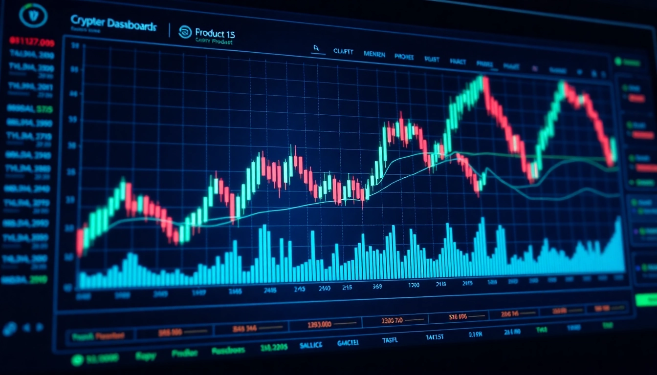 Cryptocurrency Trading News highlights market charts and trading analytics on a modern digital